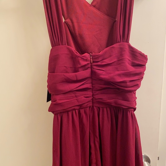 Lulus Burgundy Halter Maxi Dress - Picture 5 of 7